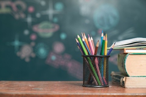 pot of pencils